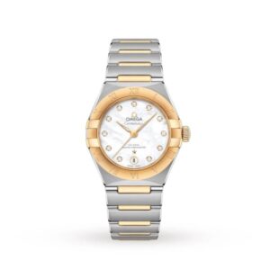 Replica Omega Constellation Women Automatic Mother of Pearl Stainless Steel Watch O13120292055002