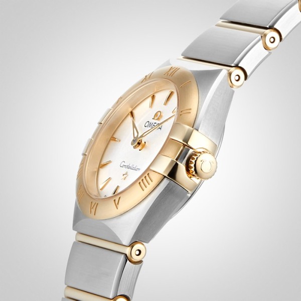 Replica Omega Constellation Women Quartz Mother of Pearl Stainless Steel Watch O13120256005002 - Image 2