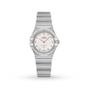 Replica Omega Constellation Women Quartz Silver Stainless Steel Watch O13110256052001