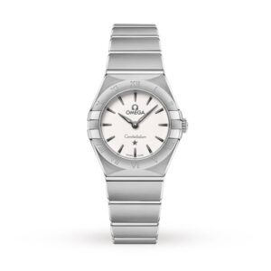 Replica Omega Constellation Women Quartz Silver Stainless Steel Watch O13110256002001
