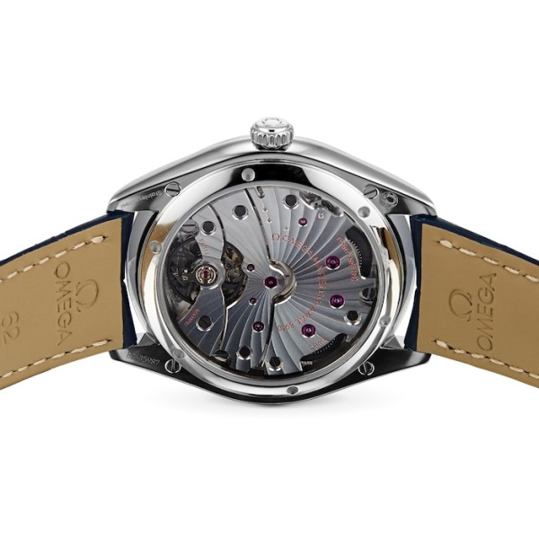 Replica Omega De Ville Men Automatic Blue Leather Watch O43513402103001 - Image 5