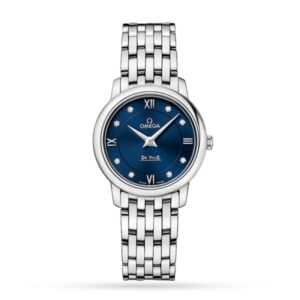 Replica Omega Constellation Women Quartz Blue Stainless Steel Watch O42410276053001