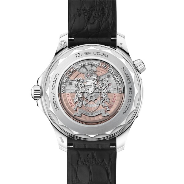 Replica Omega Seamaster Men Automatic Black Rubber Watch COMPLETE BOND BOX SET - Image 2