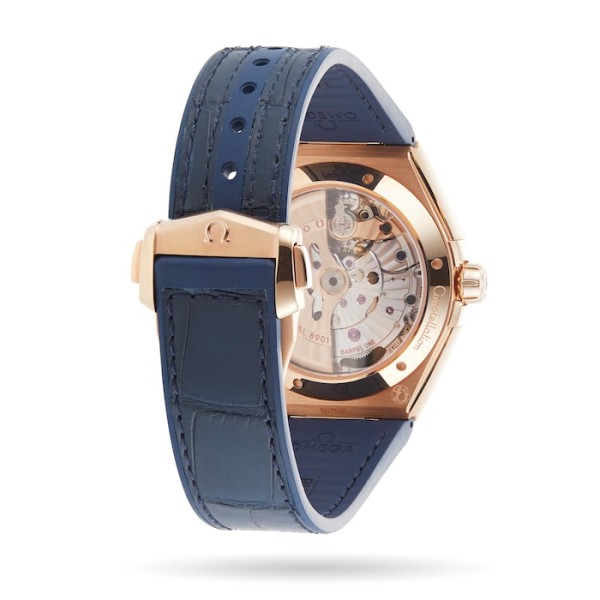 Replica Omega Constellation Men Automatic Blue Leather Watch O13163412103001 - Image 3