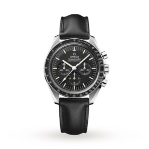 Replica Omega Speedmaster Men Automatic Black Leather Watch O31032425001002