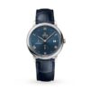 Replica Omega De Ville Men Automatic Blue Leather Watch O42413402103003