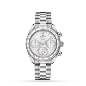 Replica Omega Speedmaster Unisex Automatic Mother of Pearl Stainless Steel Watch O32430385055001