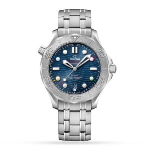 Replica Omega Seamaster Men Automatic Blue Stainless Steel Watch O52230422003001