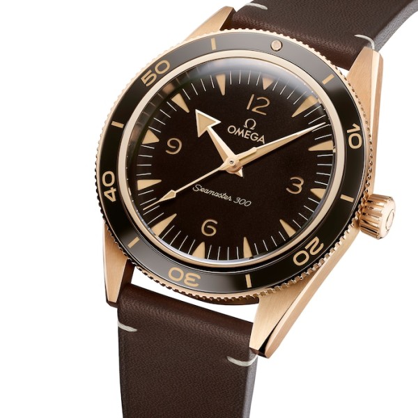 Replica Omega Seamaster Men Automatic Brown Calf Watch O23492412110001 - Image 4