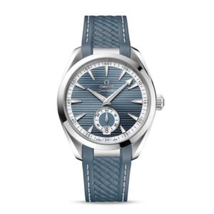 Replica Omega Aquaterra Men Automatic Blue Rubber Watch O22012412103005
