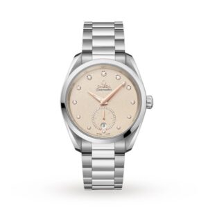 Replica Omega Seamaster Aqua Terra Women Automatic Ivory Stainless Steel Watch O22010382059001