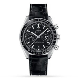 Replica Omega Speedmaster Men Automatic Black Calf Watch O32933445101001