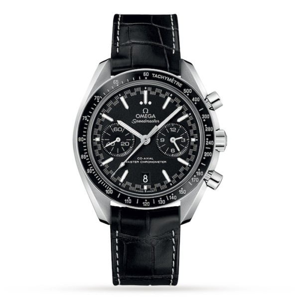 Replica Omega Speedmaster Men Automatic Black Calf Watch O32933445101001