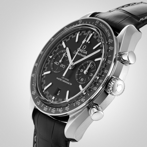 Replica Omega Speedmaster Men Automatic Black Calf Watch O32933445101001 - Image 4