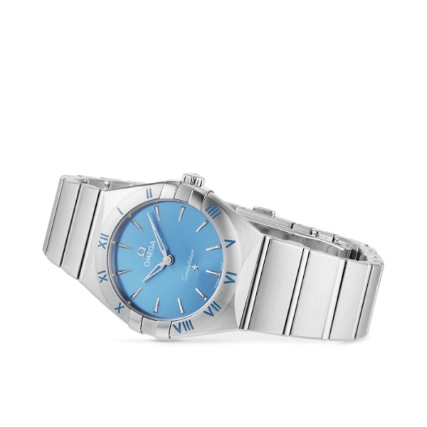 Replica Omega Constellation Women Quartz Blue Stainless Steel Watch O13110286003001 - Image 2
