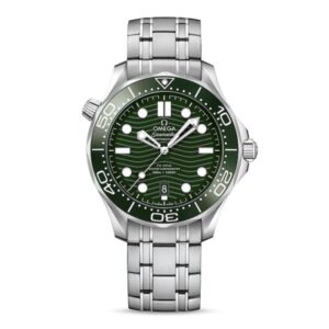 Replica Omega Seamaster Men Automatic Green Stainless Steel Watch O21030422010001