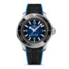 Replica Omega Planet Ocean Men Automatic Black Rubber Watch O21532462103001