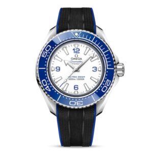 Replica Omega Planet Ocean Men Automatic White Rubber Watch O21532462104001