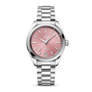 Replica Omega Aquaterra Women Automatic Rose Stainless Steel Watch O22010342010003