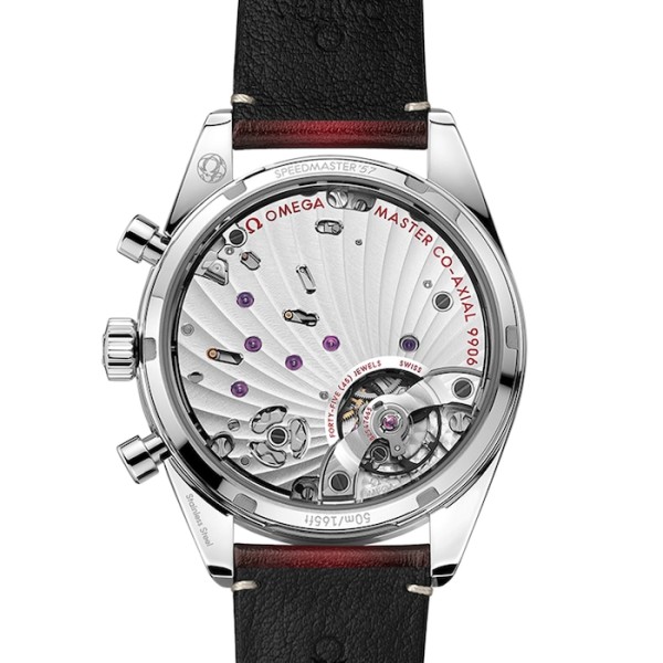 Replica Omega Speedmaster Men Automatic Red Leather Watch O33212415111001 - Image 2