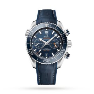 Replica Omega Seamaster Aqua Terra Men Automatic Blue Leather Watch O21533465103001