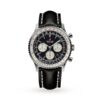 Replica Breitling Navitimer Men Automatic Black Leather Watch AB0127211B1X1