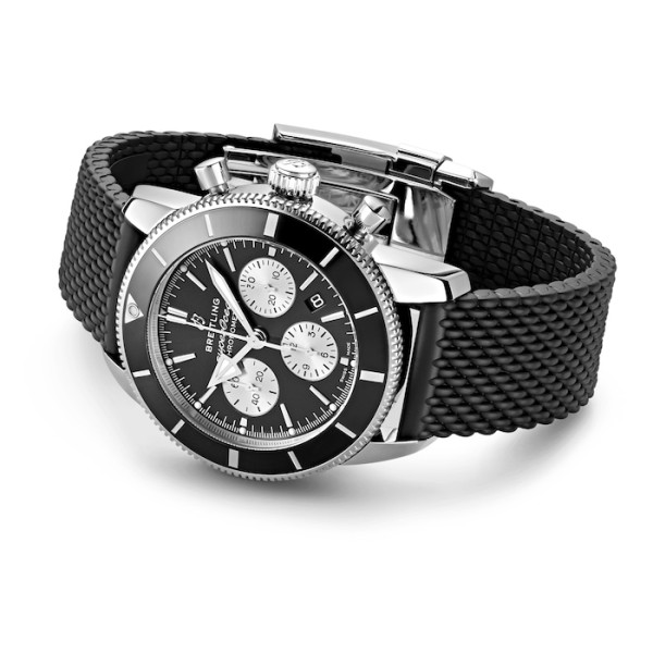 Replica Breitling Superocean Heritage Men Automatic Black Rubber Watch AB0162121B1S1 - Image 4