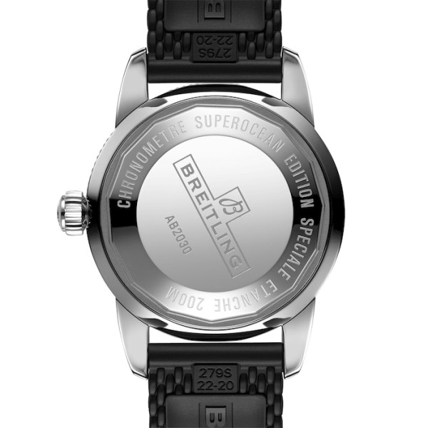 Replica Breitling Superocean Heritage Men Automatic Black Rubber Watch AB2030121B1S1 - Image 3