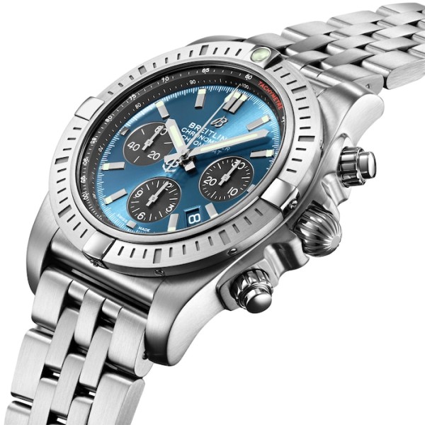 Replica Breitling Chronomat Men Automatic Blue Stainless Steel Watch AB0115101C1A1 - Image 3