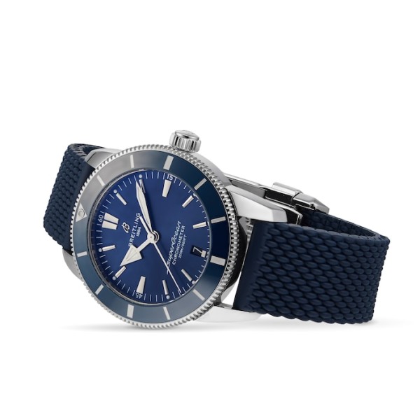 Replica Breitling Superocean Heritage Men Automatic Blue Rubber Watch AB2030161C1S1 - Image 3