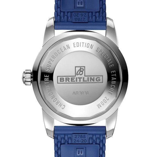 Replica Breitling Superocean Heritage Men Automatic Blue Rubber Watch AB2020161C1S1 - Image 2