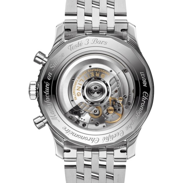 Replica Breitling Navitimer Men Automatic Blue Stainless Steel Watch AB0127211C1A1 - Image 4