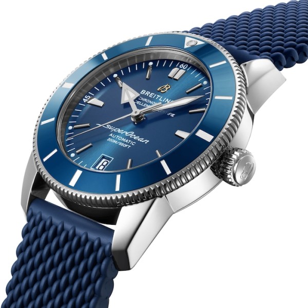 Replica Breitling Superocean Heritage Men Automatic Blue Rubber Watch AB2010161C1S1 - Image 2