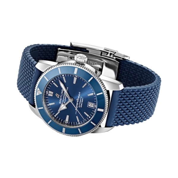 Replica Breitling Superocean Heritage Men Automatic Blue Rubber Watch AB2010161C1S1 - Image 3