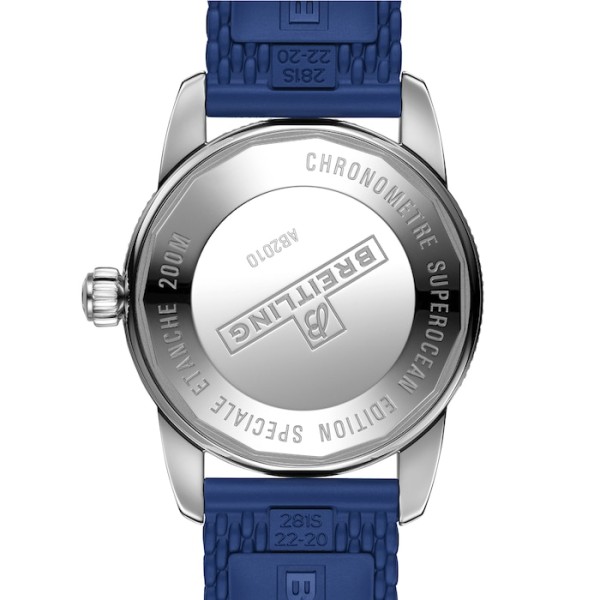 Replica Breitling Superocean Heritage Men Automatic Blue Rubber Watch AB2010161C1S1 - Image 4