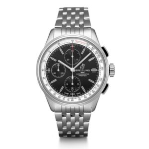 Replica Breitling Premier Men Automatic Black Stainless Steel Watch A13315351B1A1