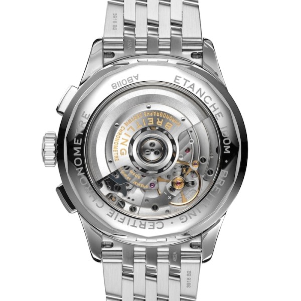 Replica Breitling Premier Men Automatic Blue Stainless Steel Watch AB0118A61C1A1 - Image 2