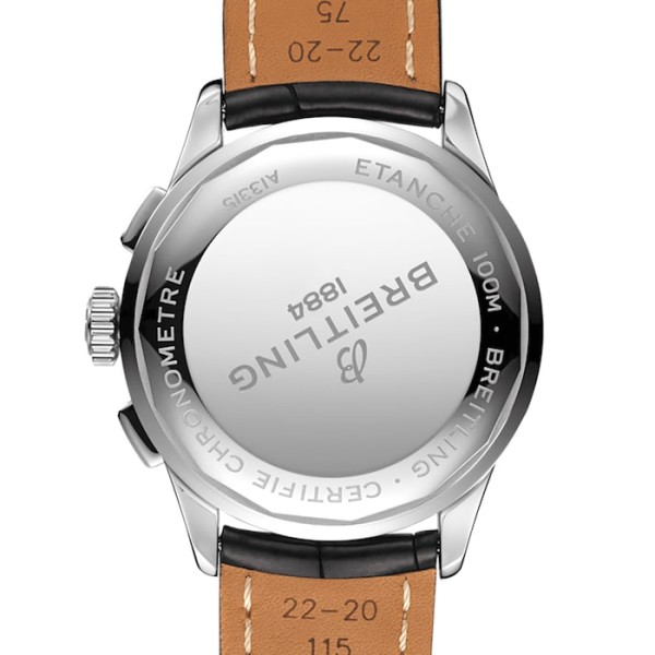 Replica Breitling Premier Men Automatic Black Crocodile Watch A13315351B1P1 - Image 4