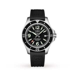 Replica Breitling Superocean Men Automatic Black Rubber Watch A17366021B1S1