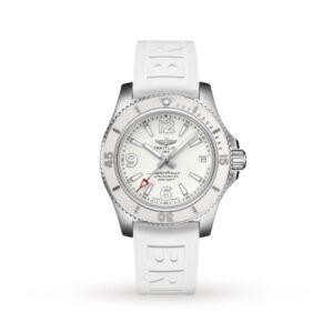 Replica Breitling Superocean Women Automatic White Rubber Watch A17316D21A1S1