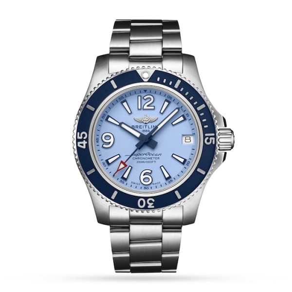 Replica Breitling Superocean Women Automatic Blue Stainless Steel Watch A17316D81C1A1