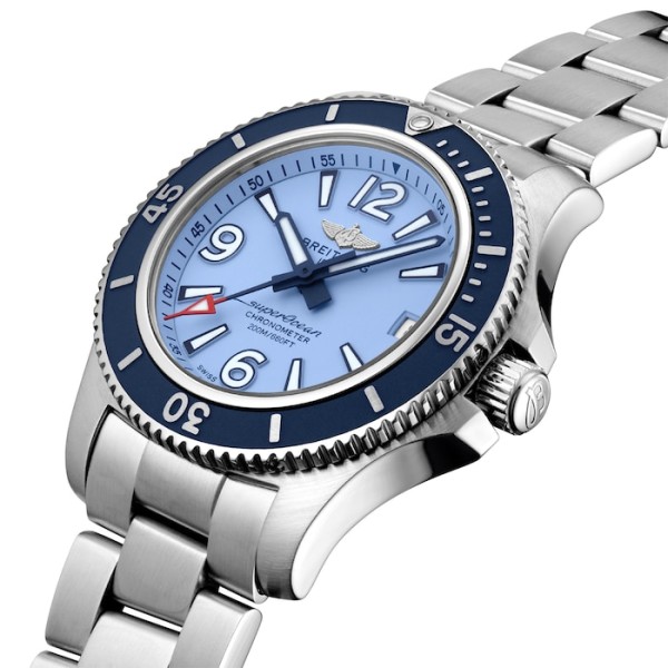 Replica Breitling Superocean Women Automatic Blue Stainless Steel Watch A17316D81C1A1 - Image 3