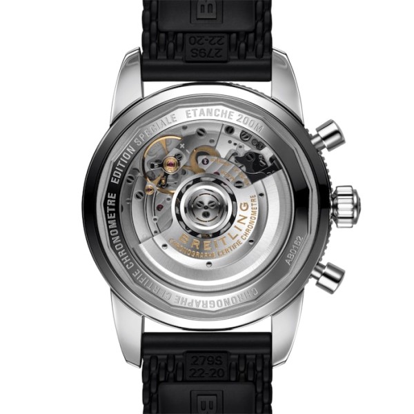 Replica Breitling Superocean Heritage Men Automatic Blue Rubber Watch AB0162121C1S1 - Image 4