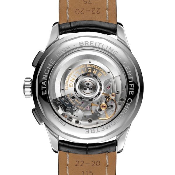 Replica Breitling Premier Men Automatic Grey Crocodile Watch AB0118221B1P1 - Image 3