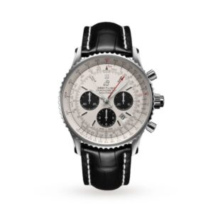 Replica Breitling Navitimer Men Automatic Silver Leather Watch A13324121G1X1