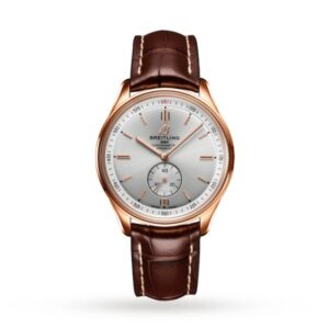 Replica Breitling Premier Men Automatic Silver Leather Watch R37340351G1P1