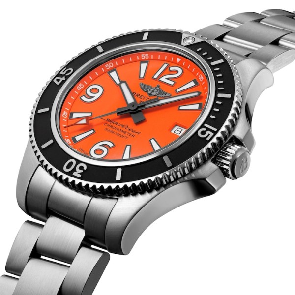 Replica Breitling Superocean Men Automatic Orange Stainless Steel Watch A17366D71O1A1 - Image 2