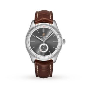 Replica Breitling Premier Men Automatic Grey Crocodile Watch A37340351B1P1