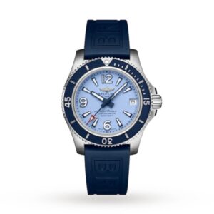 Replica Breitling Superocean Men Automatic Blue Rubber Watch A17316D81C1S1