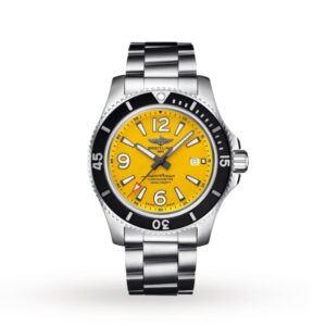 Replica Breitling Superocean Men Automatic Yellow Stainless Steel Watch A17367021I1A1